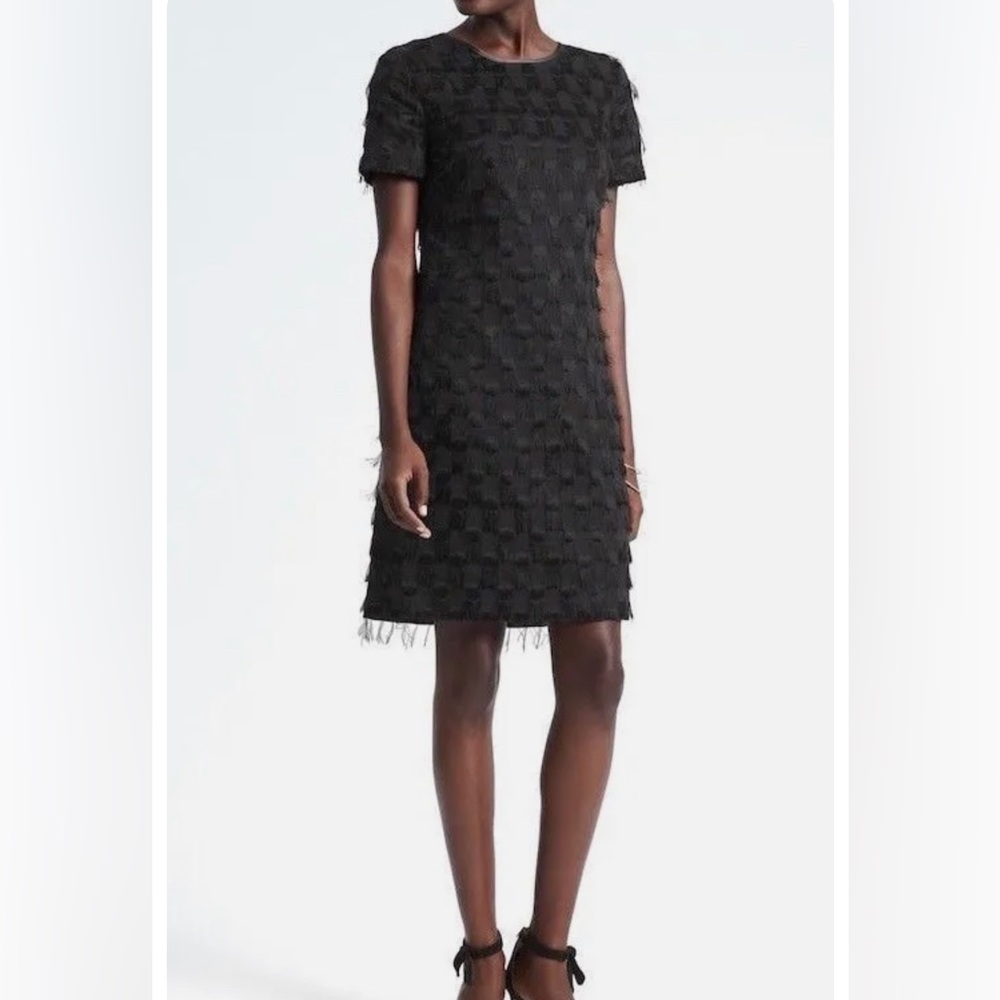 Banana Republic Fringe Flapper Office Party Dress